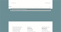 Desktop Screenshot of amdurgentcare.com